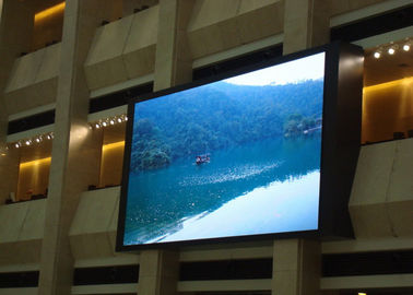 Wodoodporna reklama zewnętrzna LED P8mm Reklama elektroniczna Wyświetla 7000 cd / m2