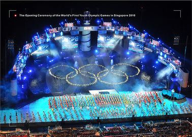 Reklama LED wyświetlaczu, 2010 Youth Olympic Games w Singapurze