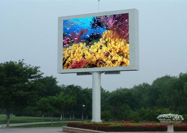 SMD High Definition zewnętrzny ekran led Outdoor P10 doprowadziły pokładzie reklamy