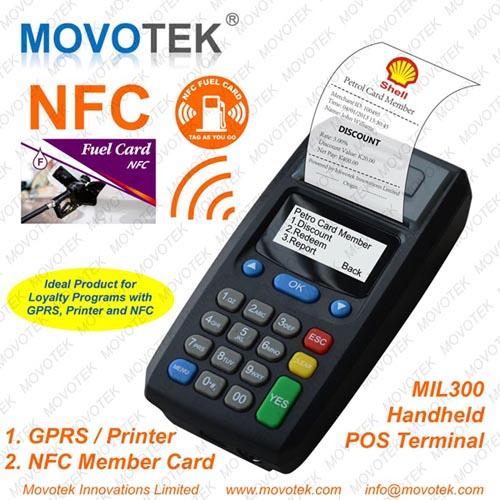 Drukarka Movotek GPRS GPRS Terminal POS Drukarka SMS dla karty członkowskiej czasu połączeń topup