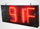 Czas / Temperatura wyświetlacz LED Digital Signage pojedynczy / podwójny Kolor Ilość LED