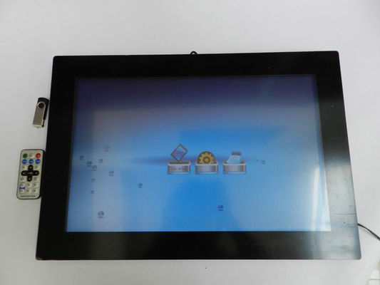Akryl HD 19 cali naścienny Digital Signage z wieloma językami