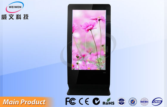 55 calowy kryty Wireless Stojące LCD cyfrowy odtwarzacz / Monitor Reklama Full HD