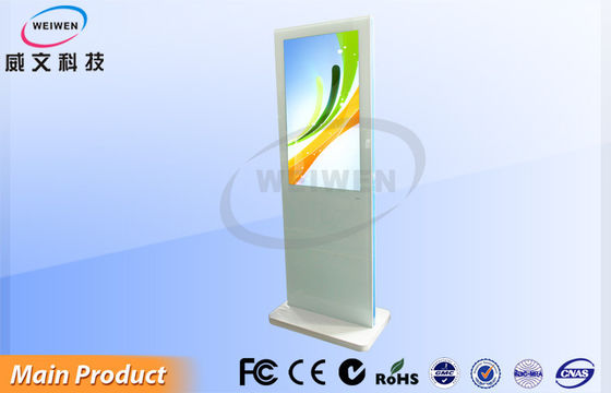 Stojak Szpital Reklama 42inch LCD Biały Internet sam w Digital Signage