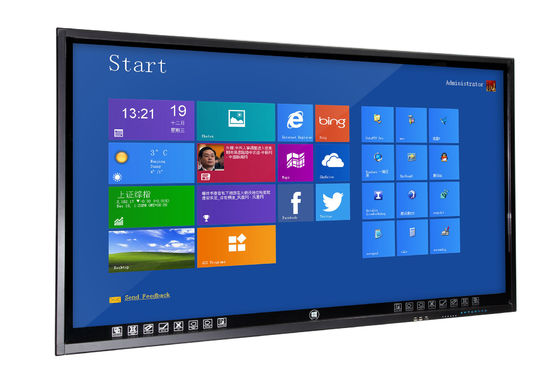 Przedszkole / Szkoła Interaktywna All In One PC dotykowym pyłoszczelna 65inch ścienny
