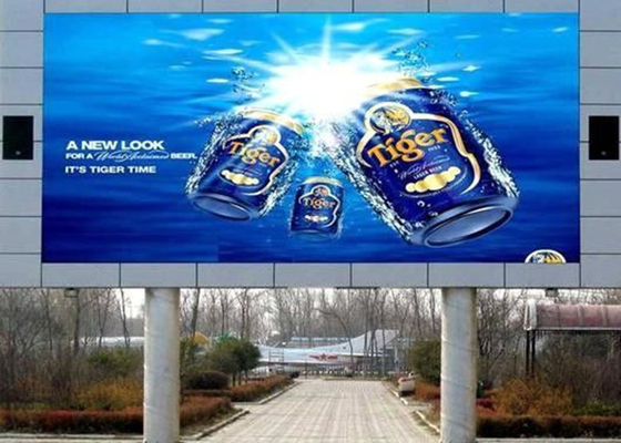 Oszczędzanie energii IP67 P16 reklama zewnętrzna wyświetlacz LED z bocznych dróg o wysokim kontraście