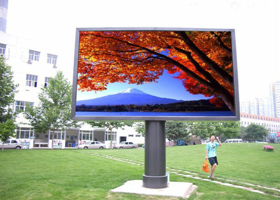 High Contrast outdoor led ekrany reklamowe rzeczywistym kolorowy wyświetlacz LED 20mm Pixels