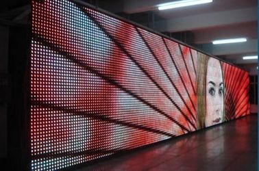 Full Color HD Elastyczne LED Kurtyna ścienna P20 Odkryty LED ekranowego