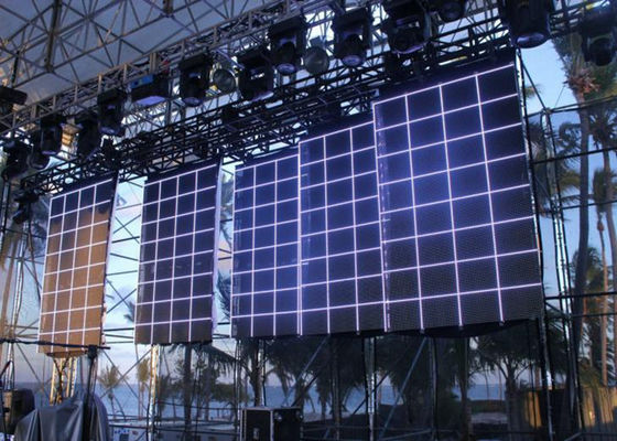 Duży Vision LED SMD wewnętrzna ściana video wypożyczalnia P6 Moduły LED RGB odlewania