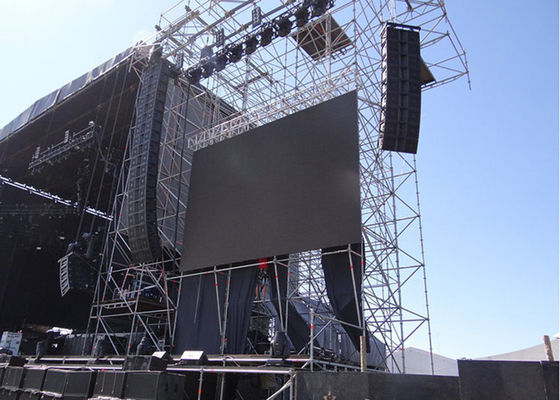 P10 odkryty wypożyczalnia wyświetlacza LED Kurtyna Video Wall Synchronous SMD Automatyczna jasność