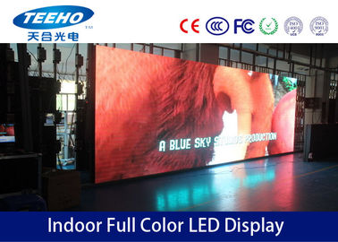 Wynajem Full Color kryty Reklama LED ekranowego 1R1G1B P7.62, 1000Hz