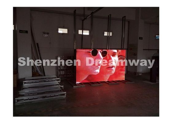 P10 Reklama zewnętrzna Wyświetlacz LED, 6500 nitów kolorowym ekranem LED