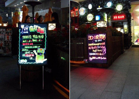 Sklep Menu migająca dioda LED pokładzie pisanie arcylic powierzchni na reklamę 60 × 80cm