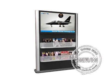 Stojak na magazynki krajobrazowe Wyświetlacze kiosków reklamowych, Touch Totem Digital Interactive Signage