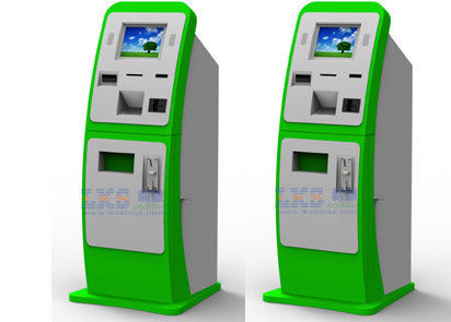 Biały kiosk płatności za czerwony rachunek, dozownik automatów wystawiających karty UPS Wymiana urządzenia Volchers