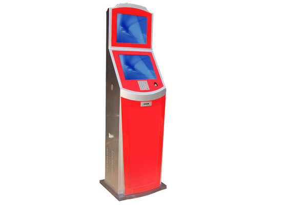 Restauracja Wifi 3G znalezienie drogi Kiosk wolnostojąca z 17 calowym wyświetlaczem LCD Podwójna