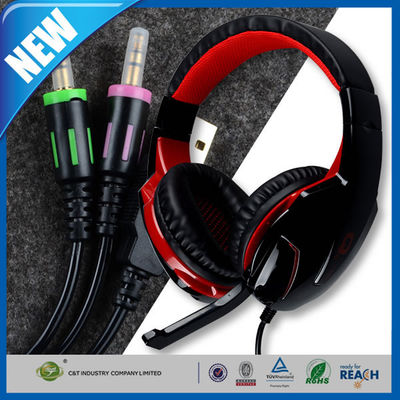 Gaming Headset i słuchawki, zestaw słuchawkowy 3.5mm Volume Control Computer